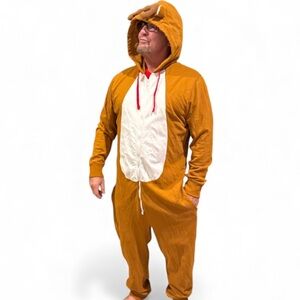 American Eagle Outfitters Reindeer Christmas, pajama hoodie costume onesie Xmas